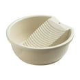 thumbnail image 4 of Lavabo Compacto Antideslizante Macarena para Lavar manos Al Aire Libre en El hogar beis Blanco, 4 of 8