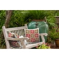 thumbnail image 5 of 20"x20" Square Simply Daisy Tiki Square Poly Indoor/Outdoor Pillow, Red Qty 1, 5 of 5