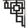 thumbnail image 4 of Ekena Millwork 2"W x 10"D x 12"H Eris Wrought Iron Bracket, (Triple center brace), Antiqued Pewter, 4 of 7