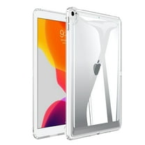 Back Case for iPad Pro 10.5" 2017/Air 3 2019, Slim Clear Transparent Back Cover with Shockproof Acrylic Back Soft TPU Bumper Frame Anti-Fingerprint Lightweight, Transparent