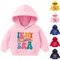 thumbnail image 3 of Odeerbi Kids Boys Girls Hoodies Printed Pullover Hooded Sweatshirts Fashion Casual Long Sleeve Printing Hooded Sweatshirt Tops Blue, 3 of 3
