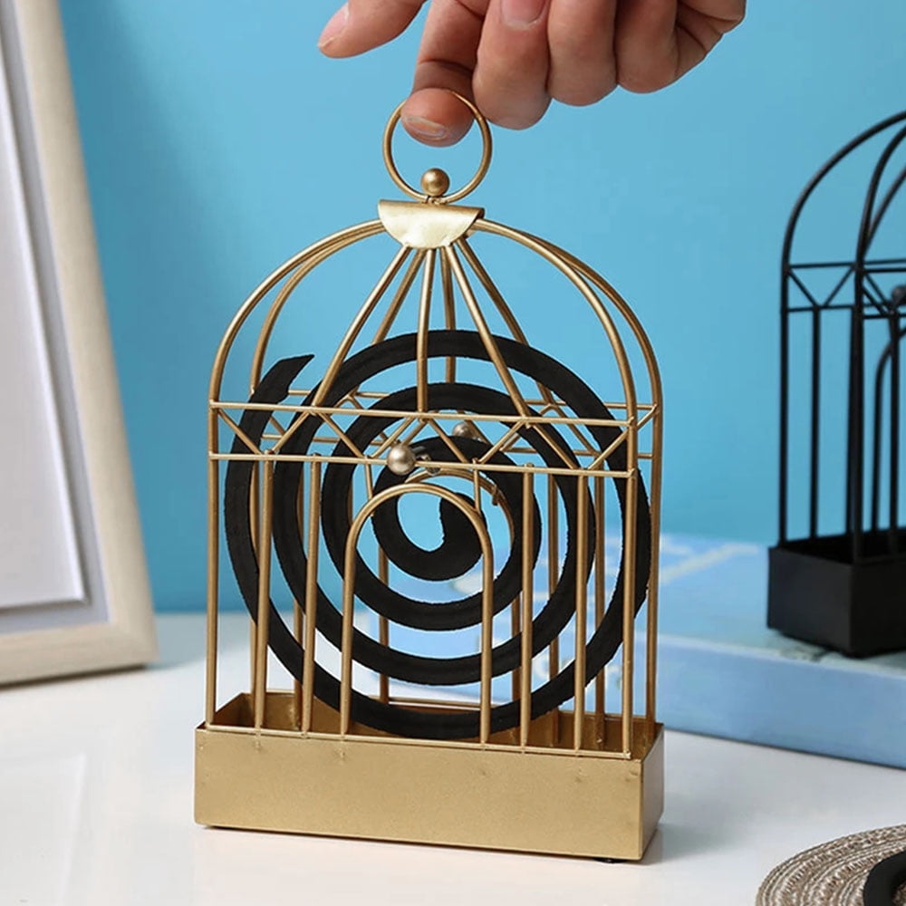 Mosquito Coil Iron Holder Iron Home Office Hanging Portable Incense Burner Rack 
