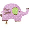 thumbnail image 2 of Party Destination - New Baby Elephant Foil Balloon, 2 of 2
