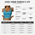 thumbnail image 4 of Rateoe Pearlescent Scales Print Womens' Sports Bras Scoop Neck Sports Vest- Padded U Back Seamless High Impact Support, 4 of 7