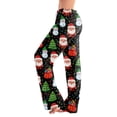 thumbnail image 3 of UDAUDU Matching Christmas Pajamas for Women Sleepwear Christmas Print Lounge Pants Drawstring Stretch Casual Pajama Pants 3XL, 3 of 6