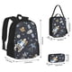 thumbnail image 2 of Disketp Space Cars Mochila Estampada de Gran Capacidad con Lonchera y Estuche, Set de 3 Piezas para Estudiantes, 2 of 7