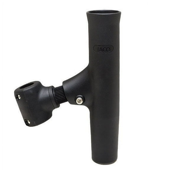 Taco Metals Boat Rod Holder | Clamp-On 1 Inch Nylon Black