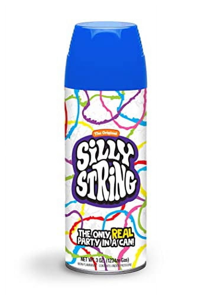 The Original Silly String 2 Pack, Large 3 oz Can Assorted Colors for Parties
