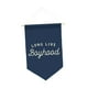 thumbnail image 5 of Bandera colgante de pared "Long Live Boyhood", fácil de colgar, decoración de pared triangular Azul, 5 of 9