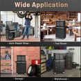 thumbnail image 5 of Aukfa Tool Box, 2 in 1 Steel Rolling Tool Chest & Cabinet On Wheels for Garage, 5-drawer, Black, 5 of 11