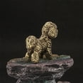 thumbnail image 3 of BQBQERT Brass Animal Statues Figurines Retro Dog Statue Figurines Sculptures Tabletop Centerpieces Home Decors Collectibles, 3 of 9