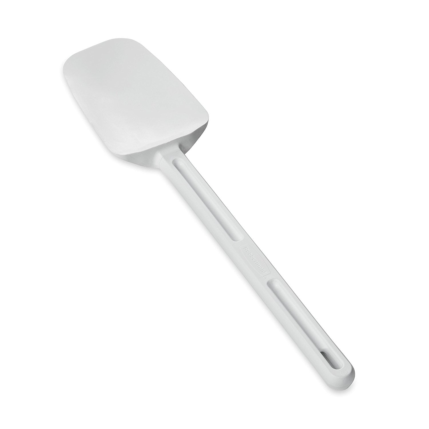 Rubbermaid Commercial Spoon  Shaped  Spatula  White 13 1 2 
