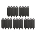 thumbnail image 2 of 5 Pack Plastic Garden Picket Fence, Modular Lawn Flowerbed Border Edging, Wind Rain Resistant Space Divider for Yard Plant Landscape Outdoor Decorative Boundary Setting, 2 of 6