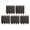 Black, variant on Zupieus Decorative Garden Picket Fence (5 Pack)