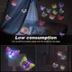 thumbnail image 2 of 24 piezas de decoración de insectos luz nocturna lámpara de pared Naiovety, 2 of 6