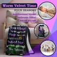 thumbnail image 2 of LHSHID Sister Birthday Gift Ideas To My Sister Gifts Blanket Gift for Sister Adult Funny Cute Fleece Blanket 50x60in, 2 of 4