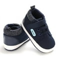 thumbnail image 4 of Infant Baby Boys Girls Canvas Toddler Sneakers Rubber Sole Non-Slip Candy Shoes First Walkers Prewalker Crib Shoes, 4 of 6