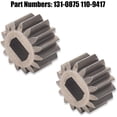 thumbnail image 2 of 2 Pack 131-5399 (15T) Pinion Gear Compatible with 30" Rear Drive Toro Time Master & Newer 22" Personal Pace Rear Drive mowers, Fits 10641 10641C 10642 10642C 10644C$$Tools, 2 of 7