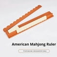 thumbnail image 2 of Lttoisl Orange Wooden Mahjong Game Racks with Pushers - 17-Inch Solid Wood Mahjong Tile Holder Stand - Set of 4 for American Mahjong, 2 of 8