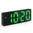 thumbnail image 1 of ORIA Réveil Numérique, Horloge à DEL à Grand Affichage de 6,5 Po, Vert, 1 of 8