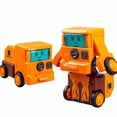 thumbnail image 1 of MVRLSH Clearance! Transforming Truck Robots Set Of 3 Friction Powered Cars Transform Into Robots Truck Toys For 2 3 4 Year Old Boys Fun Cars For Toddlers, 1 of 8