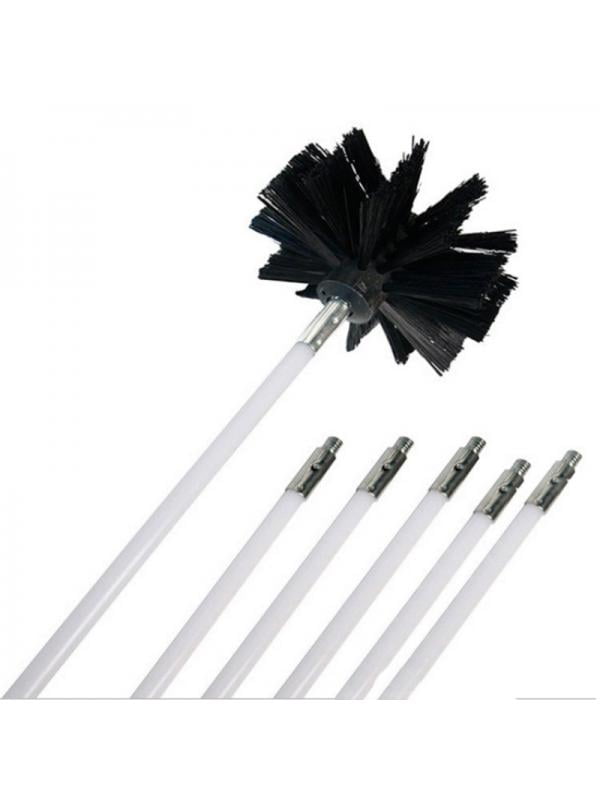 Dragonus Flexible Chimney Cleaning Brush Sweep Sweeping Kit Flue Drain