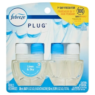 Febreze Fade Defy Plug Air Freshener & Odor Fighter, Ocean, Starter Kit &  (1) .87 fl. oz. Oil Refill