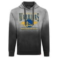 thumbnail image 2 of Unisex Sportiqe Black Golden State Warriors Blake Sun-Fade Pullover Hoodie, 2 of 3