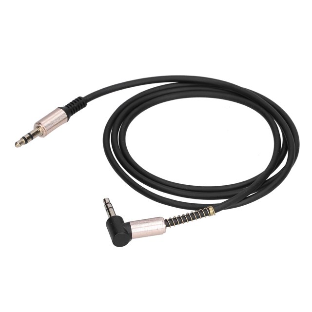 3.5mm Elbow Audio Extension Cable, 3.5mm Extension Cable Compact Shape For Audio Cable Black