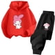 thumbnail image 4 of Sudadera con capucha y estampado de dibujos animados de Sanrio Melody para niñas, primavera y otoño de 2024, 4 of 5