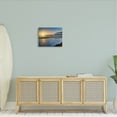 thumbnail image 2 of Stupell Sunlit Coastal Pier Ocean Foam Landscape Photography Gallery Wrapped Canvas Print Wall Art, 2 of 5
