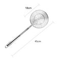 thumbnail image 2 of Stainless Steel Strainer Ladle Wire Skimmer Spoon With Handle Skimmer For Kitchen Frying Food Spaghetti 4 Sizes, 2 of 19