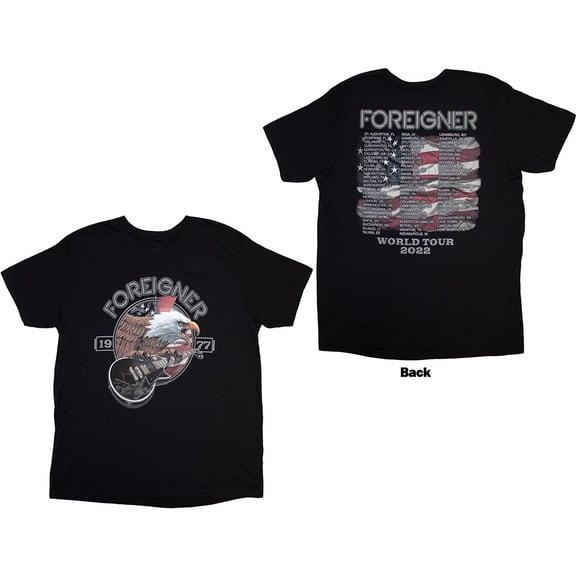 Foreigner Unisex T-Shirt: Eagle (Small)