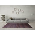 thumbnail image 3 of Ahgly Company Indoor Round Oriental Light Blue Industrial Area Rugs, 8' Round, 3 of 4