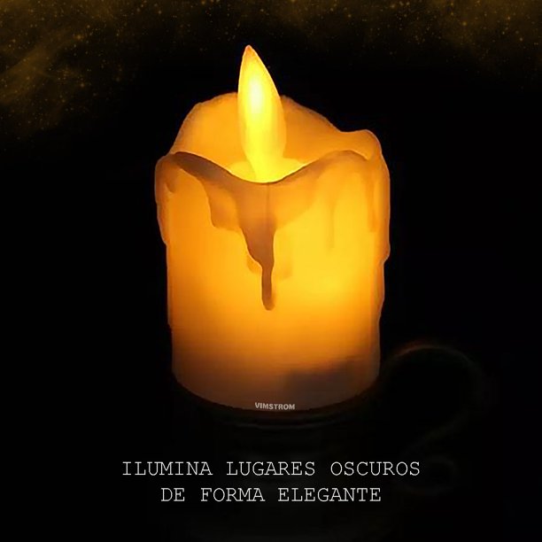 Pack 12 Velas De Té LED Naranjas - Sin Llama, Parpadeo Cálido, Batería CR2032 Incluida - Decoración Halloween, Navidad Y Bodas