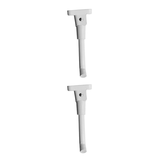 Eigraketly Patinete eléctrico Patineta Monopatín Aleación de aluminio Soporte de pie Soporte lateral Reemplazo para M365, Blanco blanco 2piezas Eigraketly CBP155310