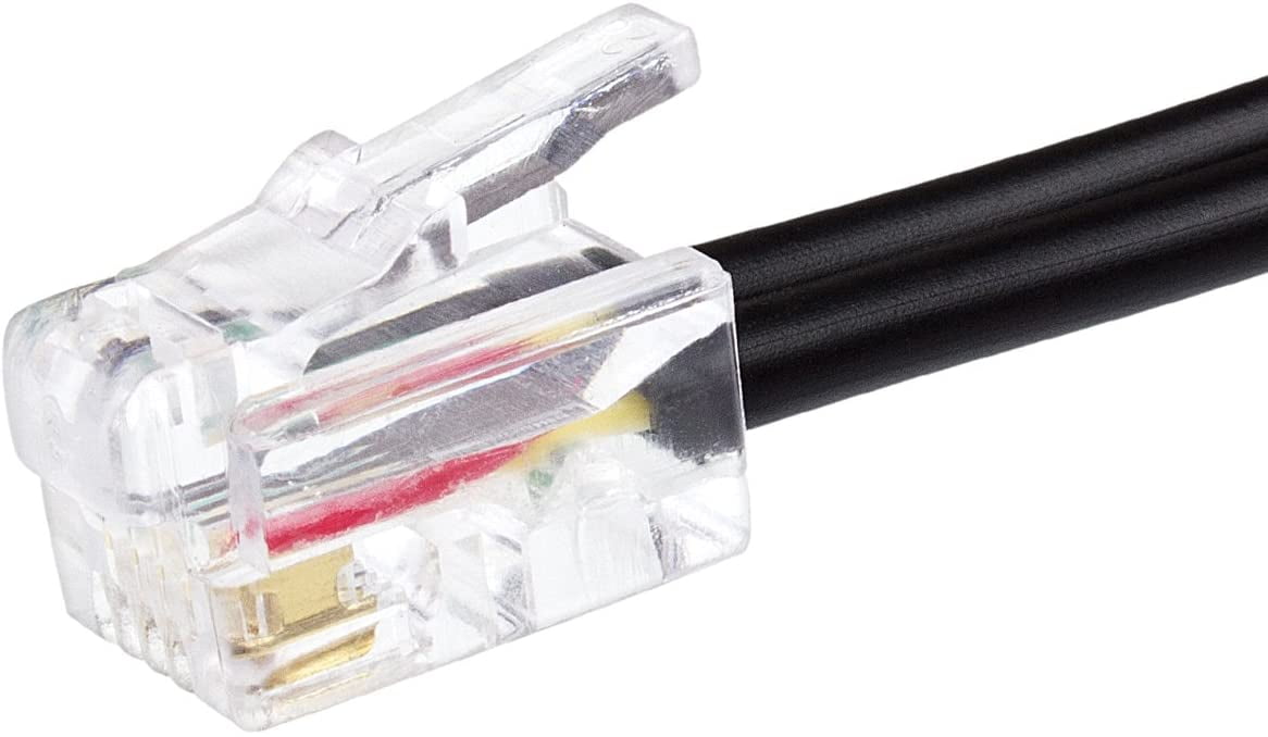 PC Dual 3.5mm Headset to RJ9/RJ10 CISCO Phone Adapter Convert PC