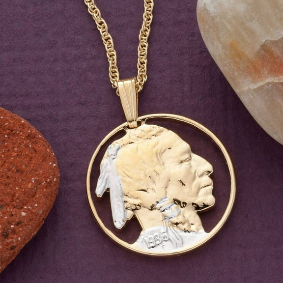 United States Indian Head Nickel Pendant & Necklace