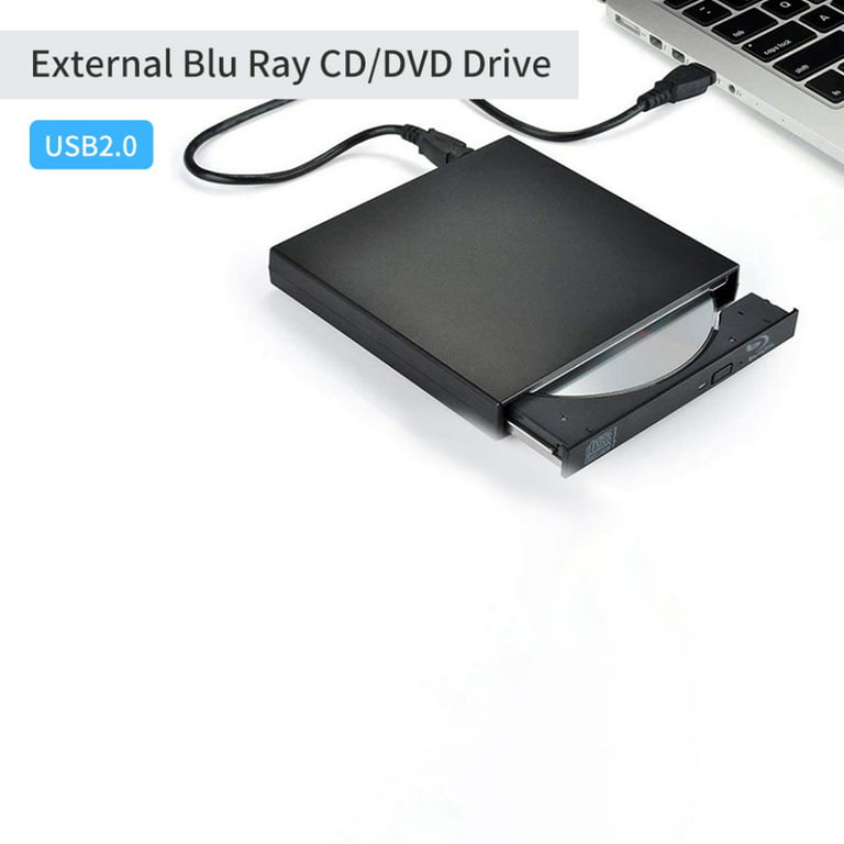 External Blu Ray DVD Drive Burner Player USB3.0 Type-C Dual