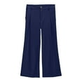 thumbnail image 6 of SGMVNU Girls Dress Pants Wide Leg For Girls Preppy Clothes Size 5-14 Years Comfortable School Outfit Cute Pants for Girl(Size 6-7 Years,Navy), 6 of 6