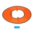 thumbnail image 3 of Unique Bargains Casque Rigide Pare-Soleil, Écran Solaire Casque Rigide à Grand Bord, Orange, 3 of 7