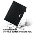 thumbnail image 7 of Luxury Leather Case Compatible with iPad 10.9y 2022 PU Leather+Soft TPU with Magnetic Kickstand Shockproof Full Protection Lanyard Card Slot Case Cover for iPad 10.9y 2022,Black, 7 of 7