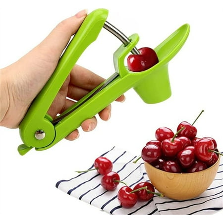 

Happon Cherry Pit Remover Cherry Seed Remover Tool Cherry Pitter Cherry Corer with Space-Saving Lock Design Suitable for Making Cherry Jam and Cocktails Green