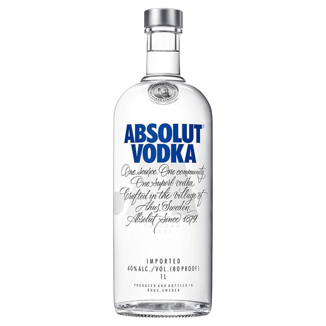Pack de 4 Vodka Absolut Blue 1 L Absolut Blue