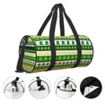 thumbnail image 3 of Fotbe St. Patrick's day in green colors Bolsa Deportiva de Lona Plegable con Estampado, Bolsa de Gimnasio con Bolsillo Seco/Húmedo, Bolsa de Viaje Ultraligera de Gran Capacidad, 3 of 6