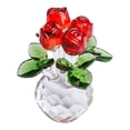 thumbnail image 2 of Adorno de arte para decoración de rosas, artesanía, cumpleaños, hogar, exhibición, decoración de automóviles, artesanía de cristal, mamá, papá,, 2 of 9
