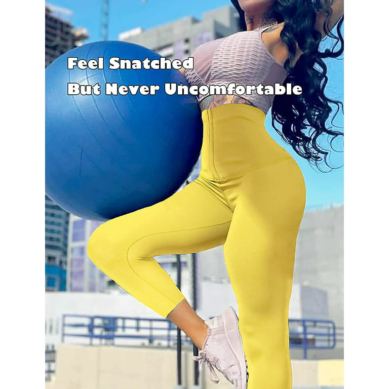 High Waist Yoga Pants for Women Seamless Scrunch Booty Leggings Butt  Lifting Stretchy Tights Squat Proof Booty Pants 