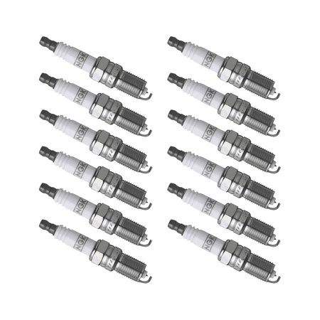 NGK G-Power Platinum Spark Plug BPR6EGP (12 Pack) for JAGUAR XJ12 C 1975-1976 5.3L/5343cc