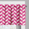 thumbnail image 3 of Ambesonne Pink White Valance Pack of 2, Vibrant Wavy Lines, 54"X12", Magenta White, 3 of 5