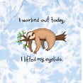 thumbnail image 4 of Inktastic I Worked out Today. I Lifted My Eyelids Cute Sloth on a Branch Boys or Girls Baby Bodysuit, 4 of 5
